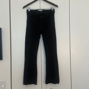 Abercrombie High Rise Ankle Flare Jeans